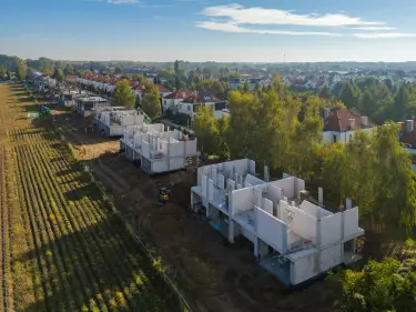 Postęp pracy inwestycji Ustronie Wilanów, Warszawa Wilanów